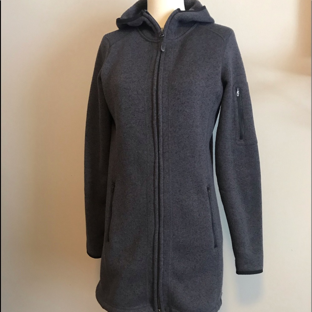 LL Bean Tunic Sweater Jacket